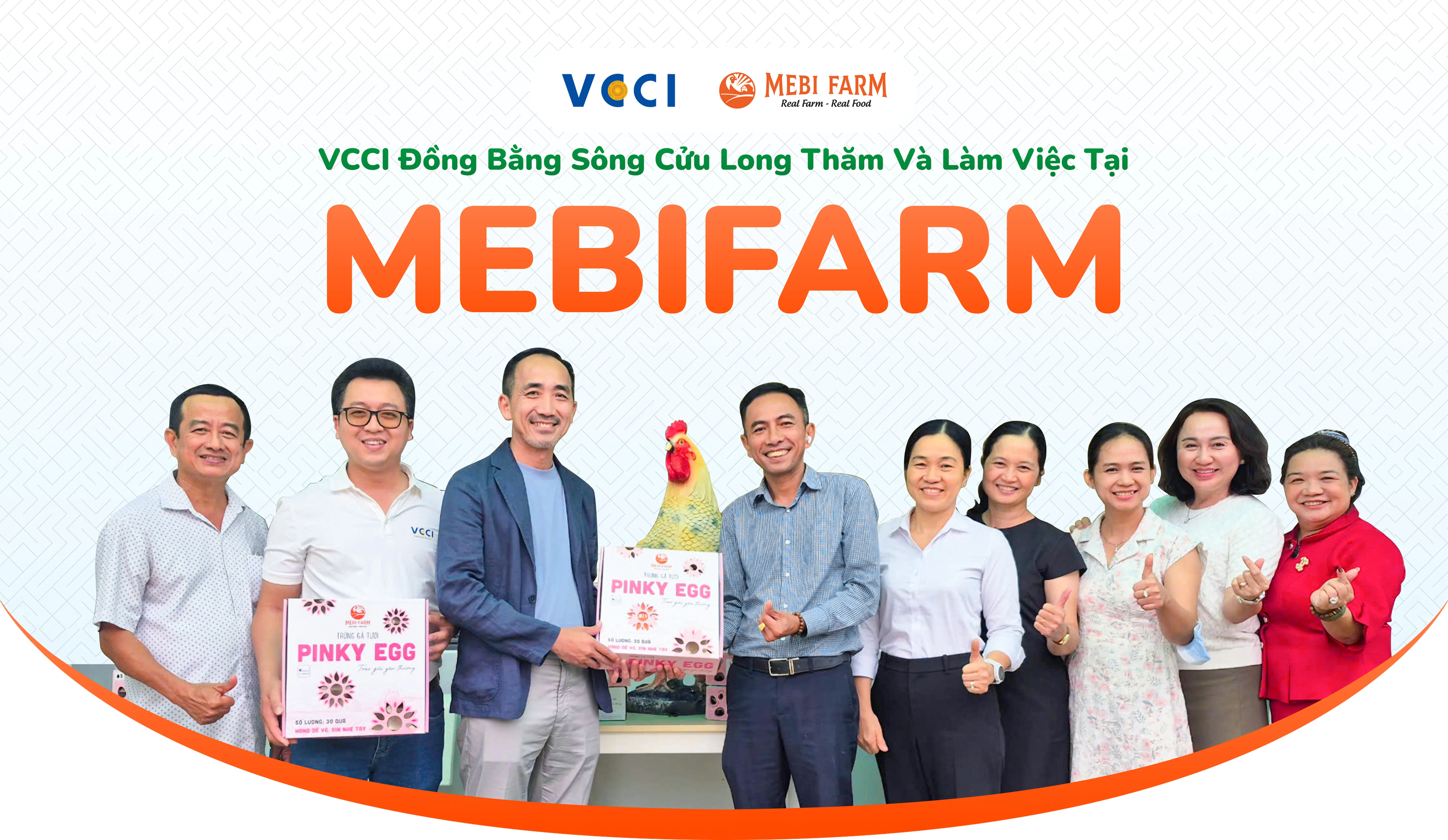 VCCI Đồng Bằng Sông Cửu Long Thăm Và Làm Việc Tại Mebi Farm